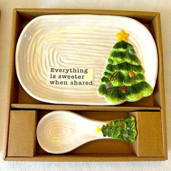 Other - NEW Candy Tree Dish with Spoon